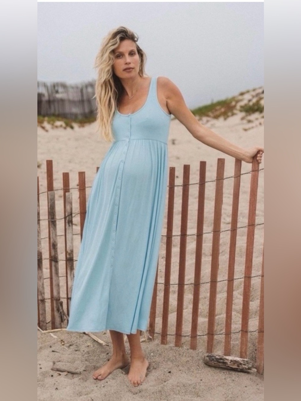 Hatch Maternity The Softest Rib Nursing Tank Dress